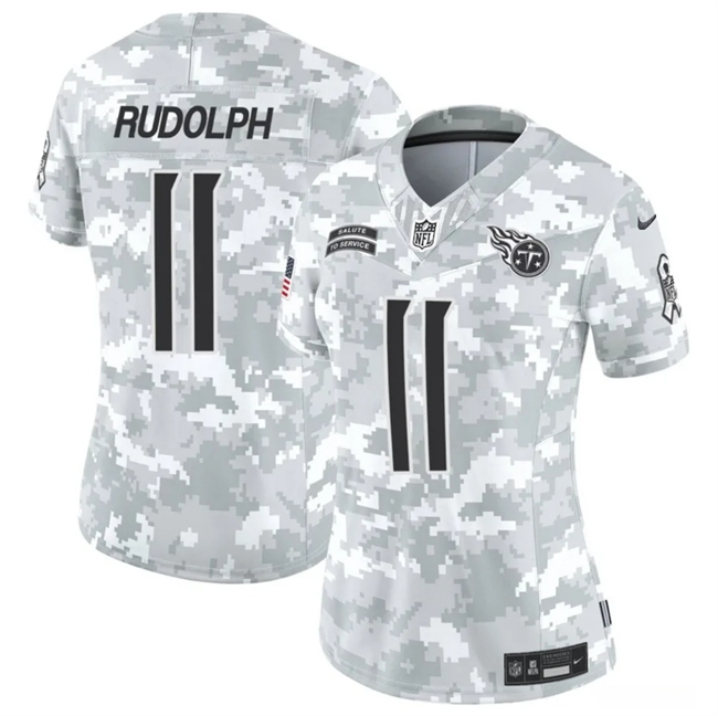 Women's Tennessee Titans #11 Mason Rudolph 2024 F.U.S.E Arctic Camo Salute to Service Limited Stitched Football Jersey(Run Small)